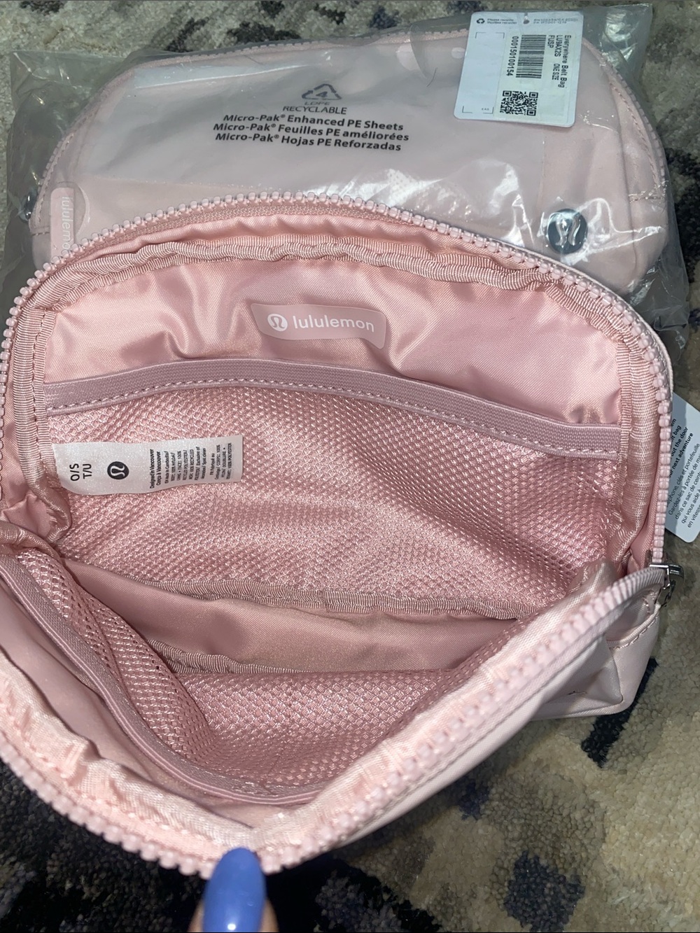 lululemon athletica Light Pink belt bag
